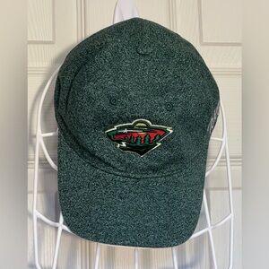 Adidas MN Wild Green Baseball Cap Hat Women’s NWT OS Authentic NHL